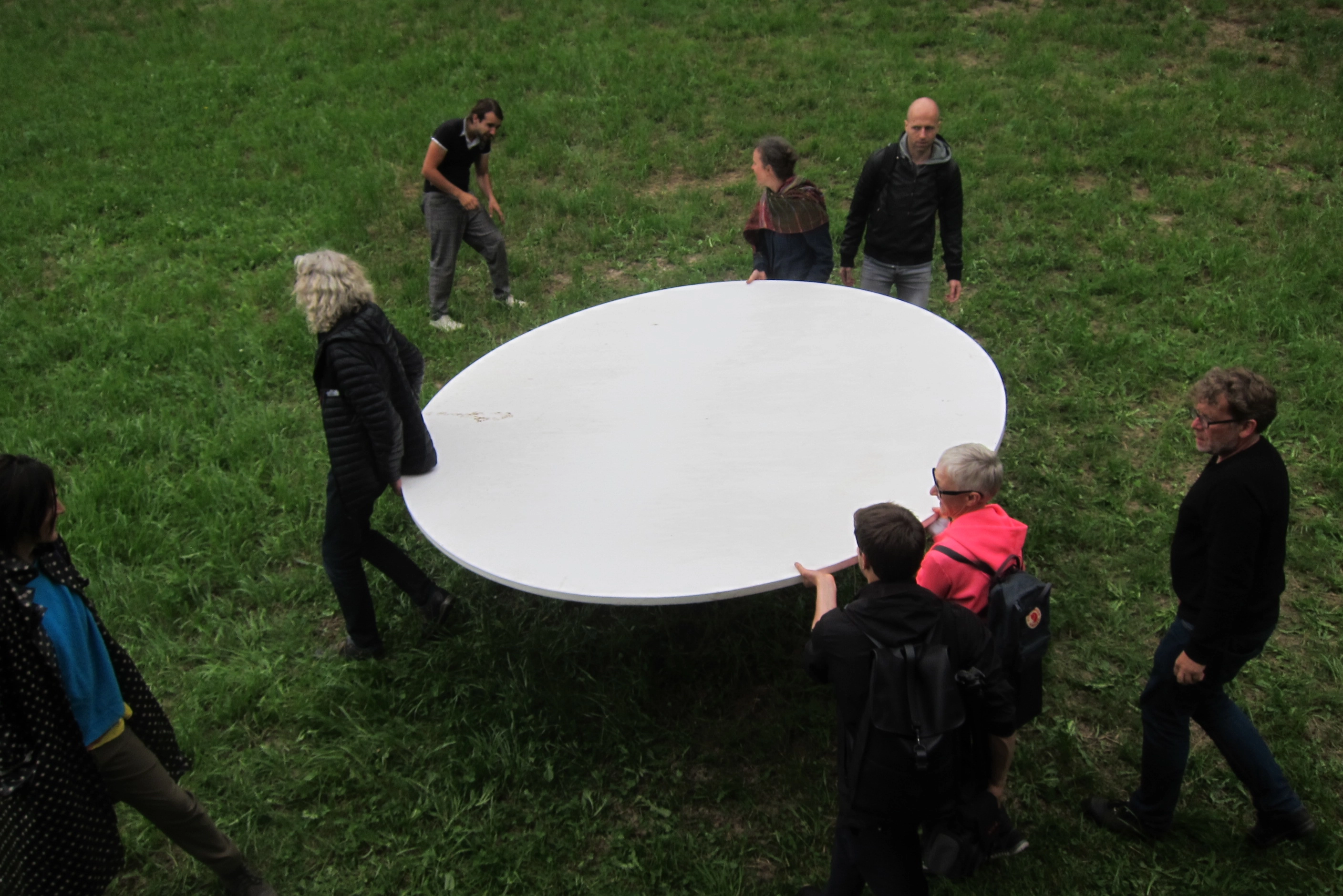 Karin Sander – Gebrauchsbilder (Patina Paintings), 2014 – Photo: Atelier Amden